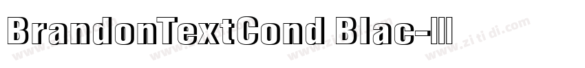 BrandonTextCond Blac字体转换